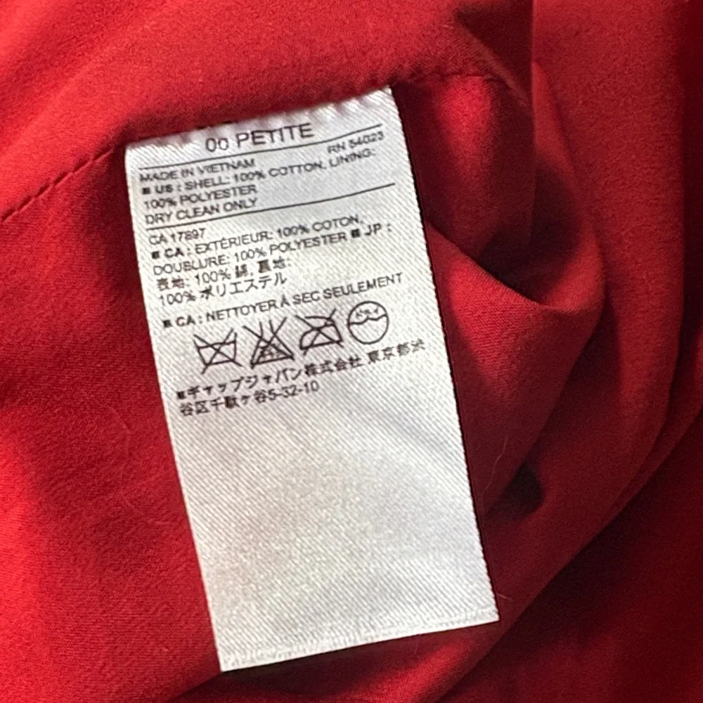 Banana Republic Red and White Mini Skirt - Picture 5 of 6